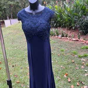 Xscape Mother if the bride gown